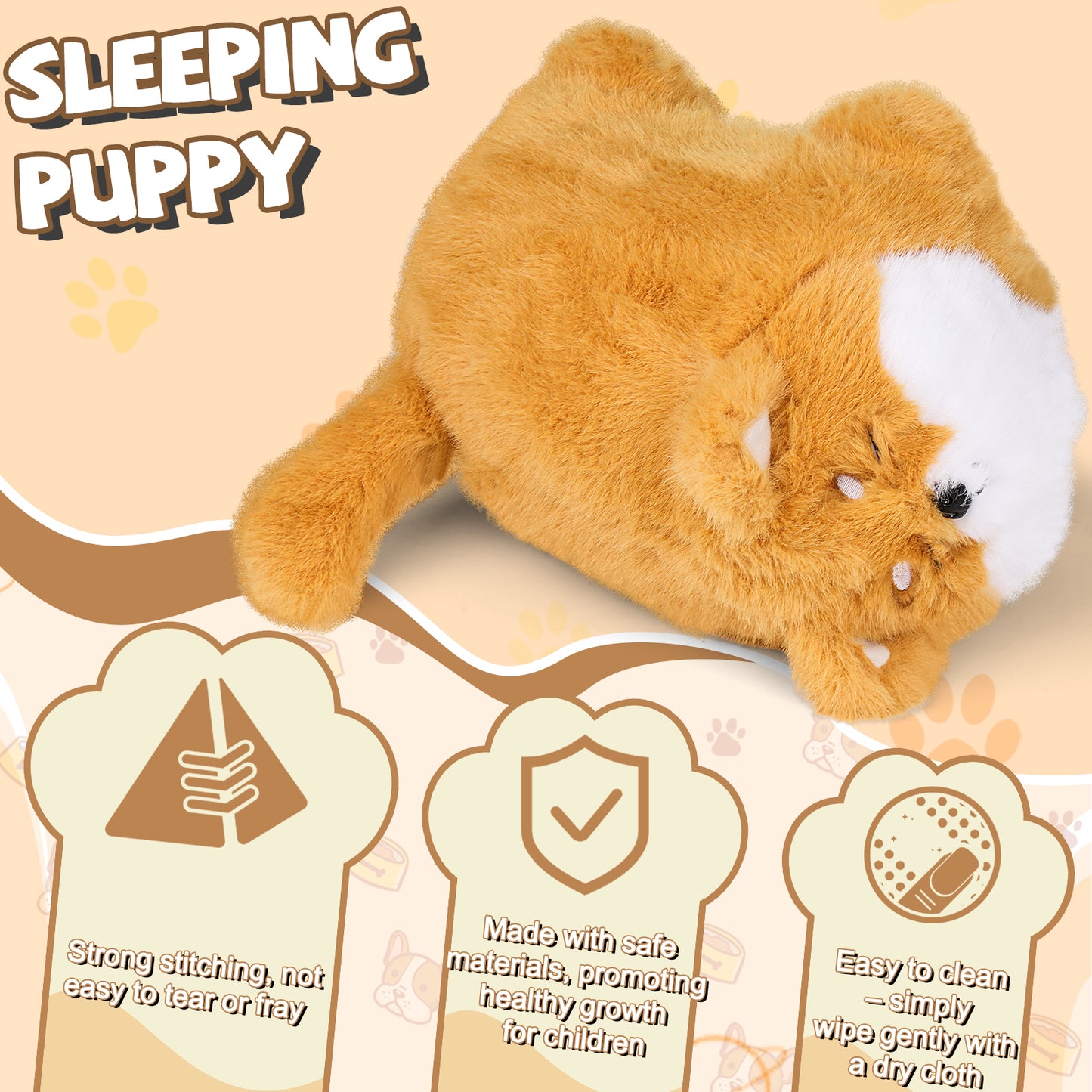 Interactive Dog Toys for Kids 3-7, Plush Toy Dogs That Barks, Blink and Talk, Children's Toy Puppy with Pet Waterer, Milk Bottle and Pet Bowl, Creative for Boys and Girls